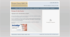 Desktop Screenshot of chengfamilydental.com